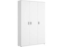 Armario Multiusos 3 Puertas DKIT Fit (Blanco - 190x116x35 cm)