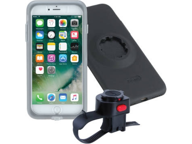 Carcasa + Soporte TIGRA FitClic iPhone 7 Plus, 8 Plus Negro