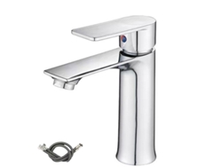 Grifos De Baño De Acero Inoxidable, Grifos De Lavabo De Una Sola Manija, Grifos De Baño Comerciales