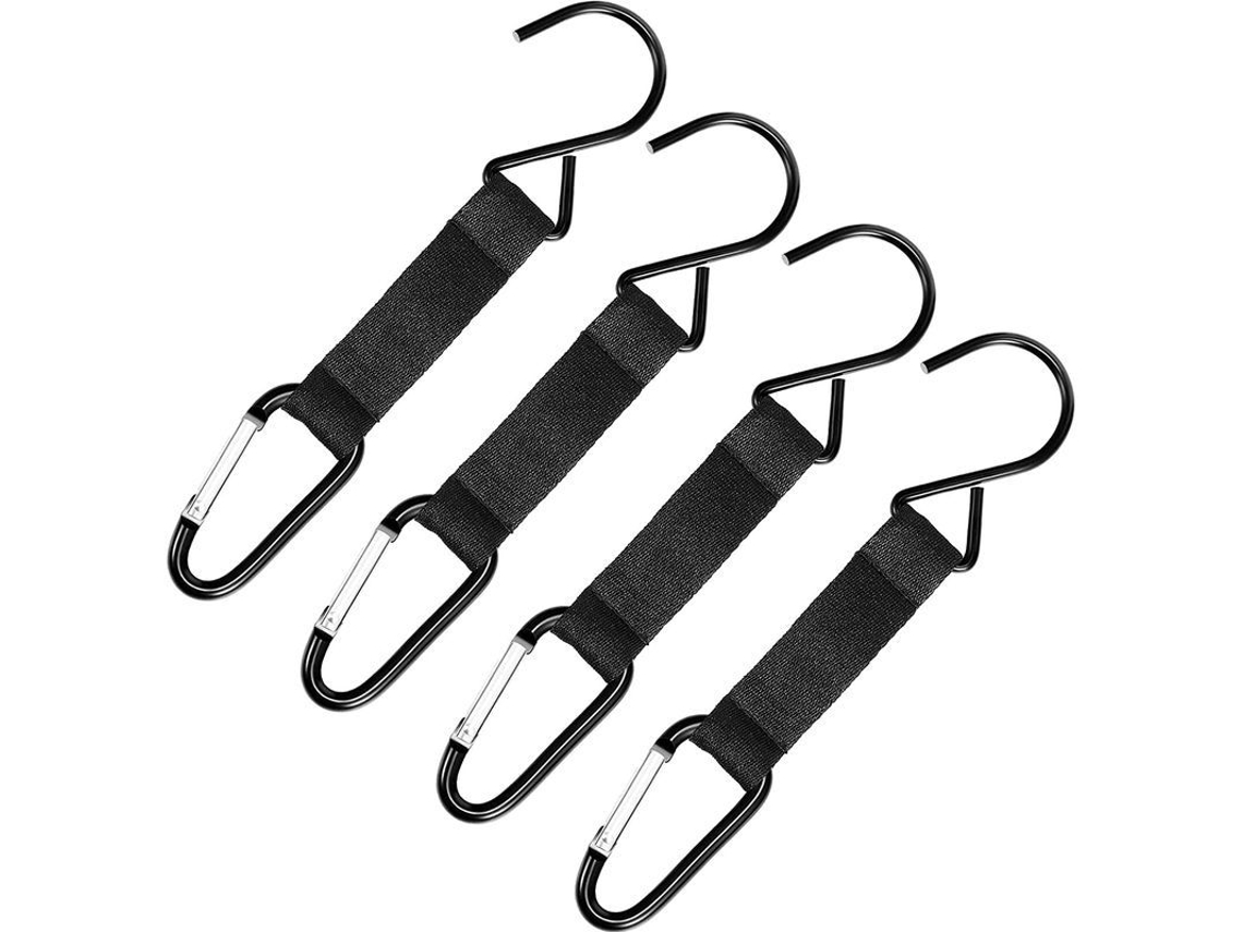 2026altiro-4 Ganchos Para Pelotas De Béisbol Con Hebillas De Seguridad De Nailon, Ganchos Metálicos Multifuncionales.