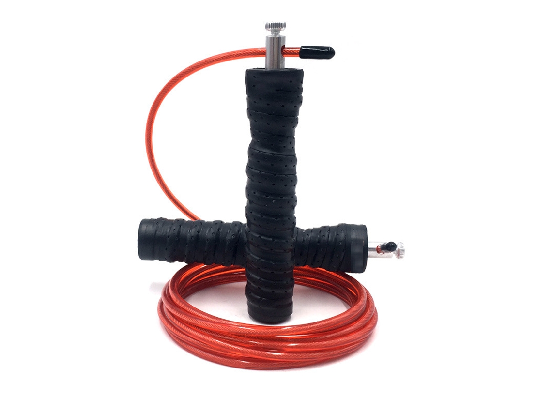 HYMNORA Cable Ajustable con Rodamientos de Acero - Para CrossFit, MMA, Boxeo y Fitness, Mangos Antideslizantes