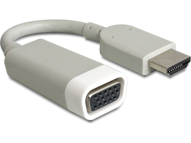 Cable HDMI DELOCK (HDMI - VGA - Blanco)