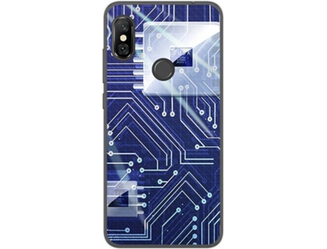 Carcasa Xiaomi Redmi Note 6 Pro TUMUNDOSMARTPHONE Circuito Multicolor