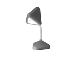 Mini Lámpara De Mesa Led Portátil Con Protección Ocular, Económica Para Leer, Viajar, Dormitorio, Gris.