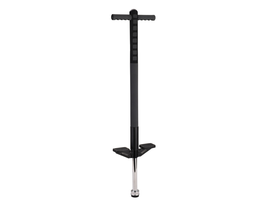 Pogo Stick Relaxdays Para Niños, Hasta 35 Kg, Acolchado, Antideslizante, Acero Inoxidable, Negro