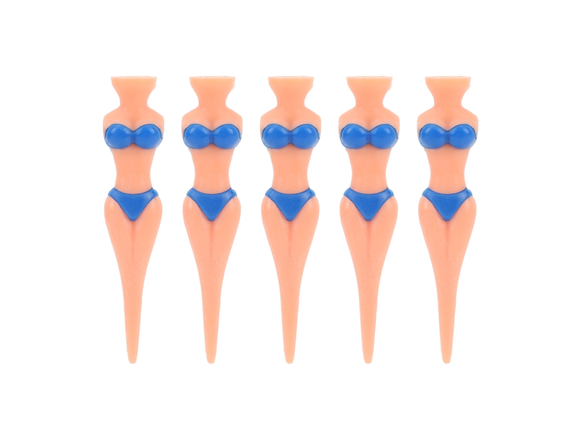 5 Piezas De Plástico Antideslizante Para Ropa De Golf, Bikini Para Niña, Para Entrenamiento De Golf, Color Azul.