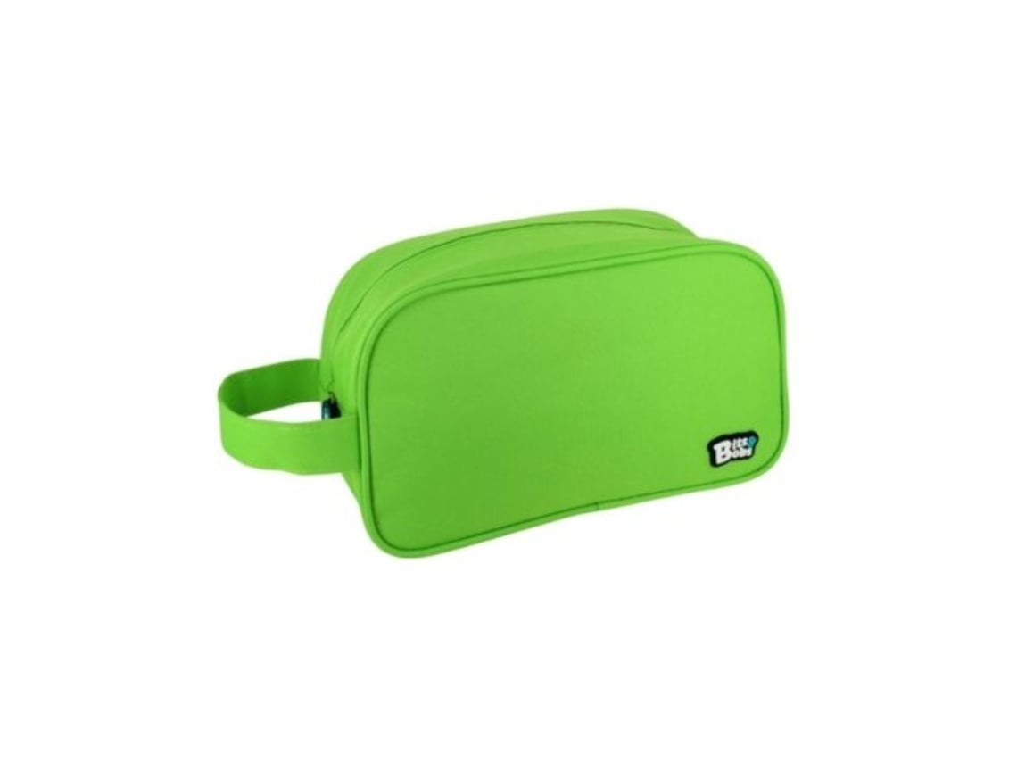Estuche cuadrado Amp-Bobs Bits verde 28x18x10 cm