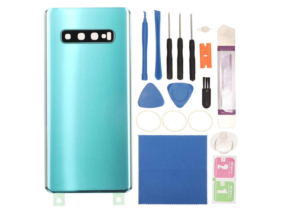 Tapa Trasera De Batería De Vidrio (protección De Lente Impermeable) Para Panel De Carcasa Posterior Del Teléfono Samsung Galaxy S10+plus G975