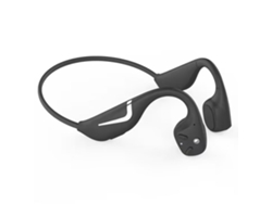 Auriculares deportivos inalámbricos Bluetooth de conducción ósea, resistentes al agua y al sudor (IP67), ideales para correr y montar en bicicleta. Bisbisous (negro).
