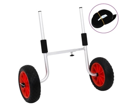 Carro De Kayak VIDAXL Aluminio (26x72.5x63.5 cm)
