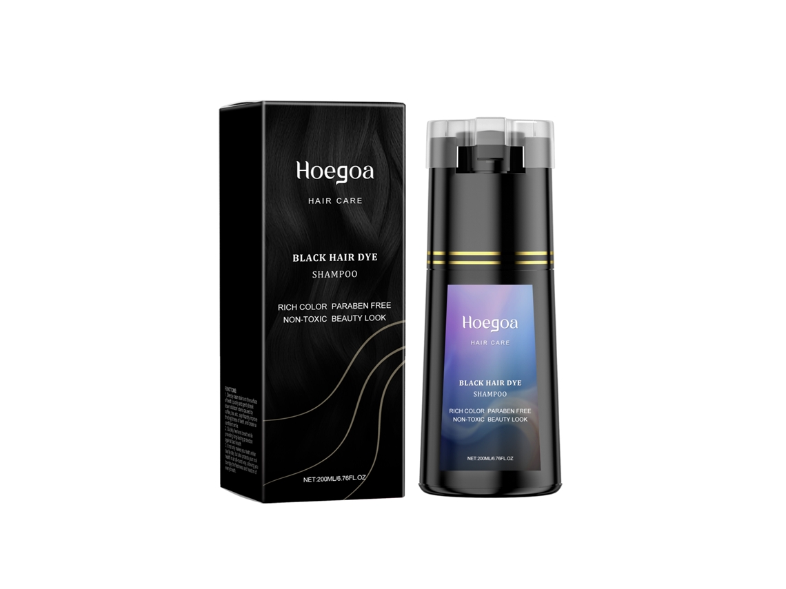 Champú tinte para cabello negro de alta pigmentación