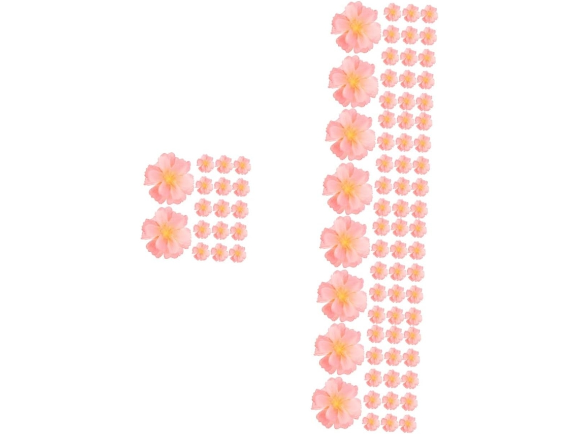 Juego De 5 Horquillas Decorativas De Seda Artificial (100 Unidades X 5)
