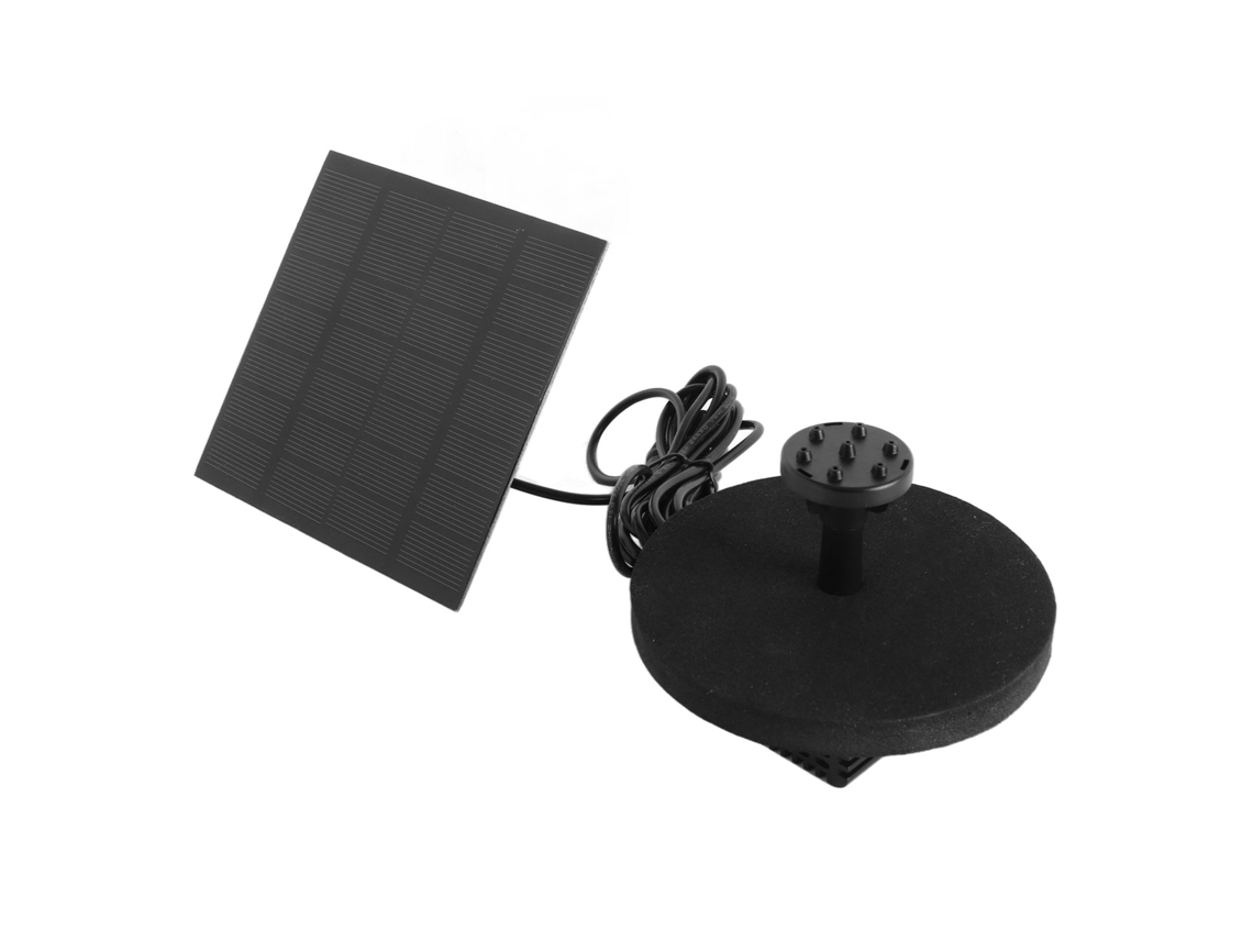 Bomba solar sumergible pequeña para fuente de jardín, piscina y pájaros (120 cm)