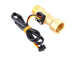 Sensor de flujo de efecto Hall con rosca macho/hembra G1/2 pulgada, 1~30 l/min.