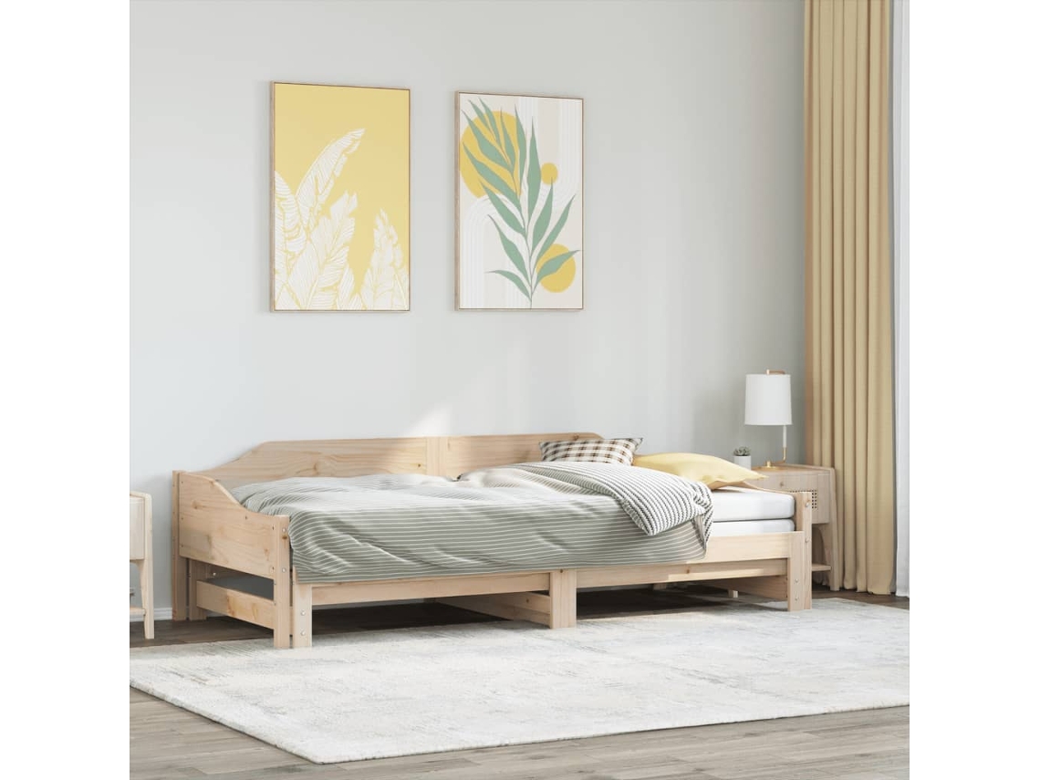Sofá Cama Nido Madera Maciza De Pino 90x200 Cm
