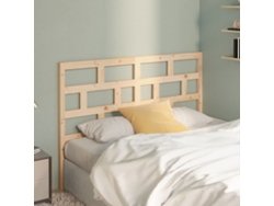 Cabecero De Cama Madera Maciza De Pino 146x4x100 Cm