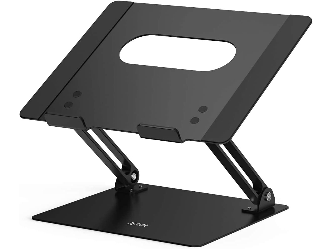 Soporte elevador para portátil, diseño ergonómico para oficina en casa, soporte de aluminio plegable y ajustable, compatible con Dell Air Pro, XPS y Aprimo.