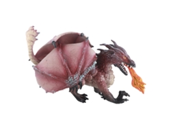 Dan26-juguete Dragón De Fuego Simulación Modelo Estático Brillante Para Niños Niñas Hogar