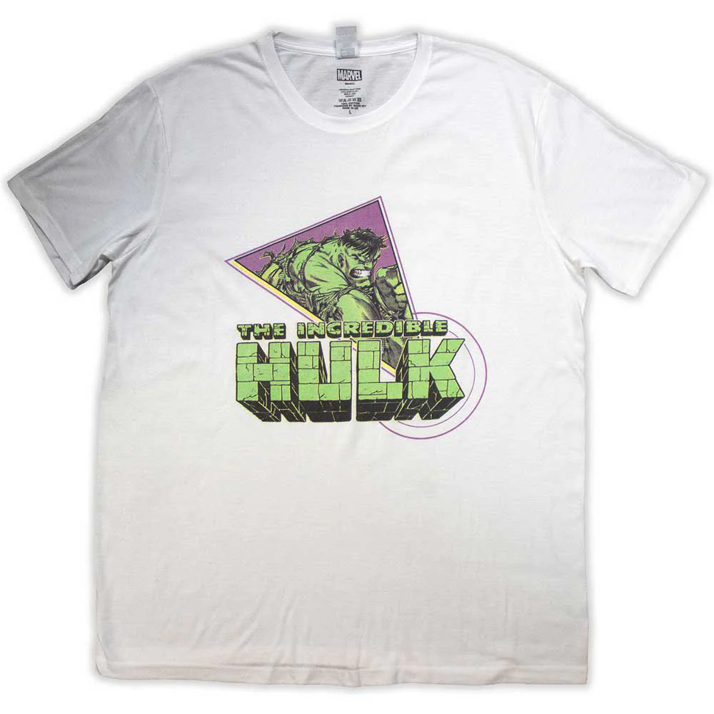 Rockinstone Unisex Marvel Comics Hulk Triangle Camiseta Classic-xxxl
