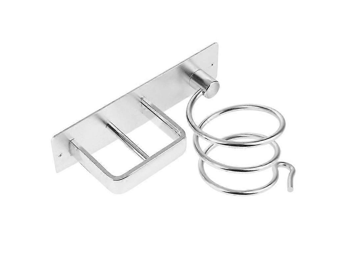 Soporte de pared para secador/plancha de pelo con almacenamiento de cable - GOKOCO