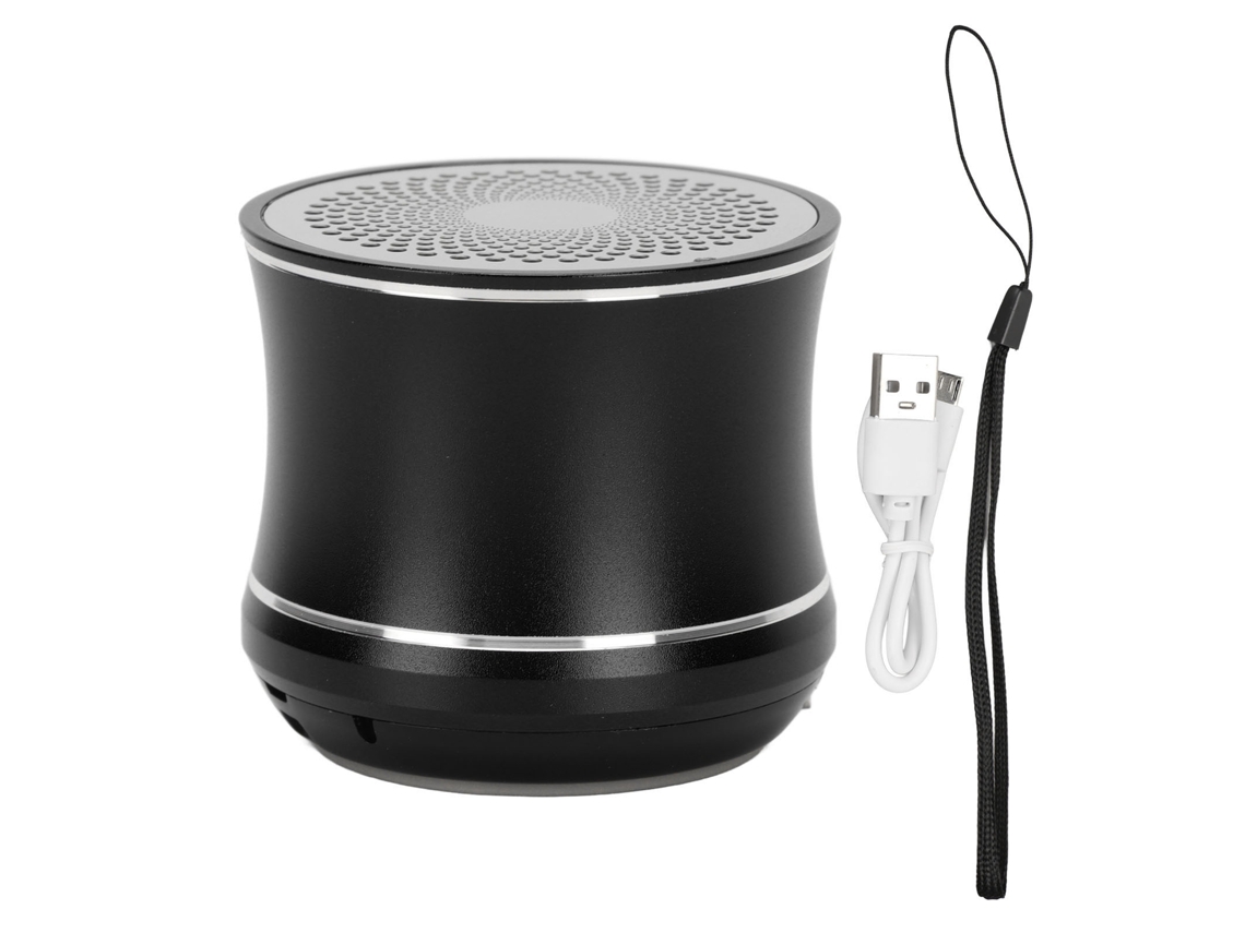 Mini Alto-falante Bluetooth Ip67 Impermeável Portátil Com Bass Auto Connect Para Banheiro Bicicleta Carro Preto
