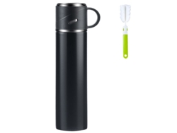 2026da-botella De Agua Aislada 580ml Con Tapa, Taza De Café Reutilizable Para Viajes, Acero Inoxidable 304, Antiderrame