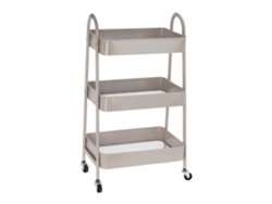Carrito de cocina con ruedas Well Home con 3 cestas y ruedas Wellhome