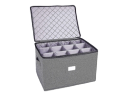 Nuevo organizador para 12 copas de vino o caja plegable para guardar vino que también se puede usar para ropa.