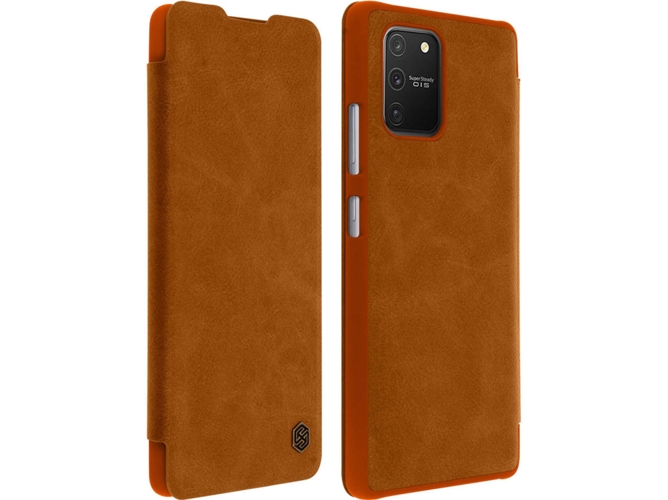 Funda Samsung Galaxy S10 Lite NILLKIN Piel Marrón