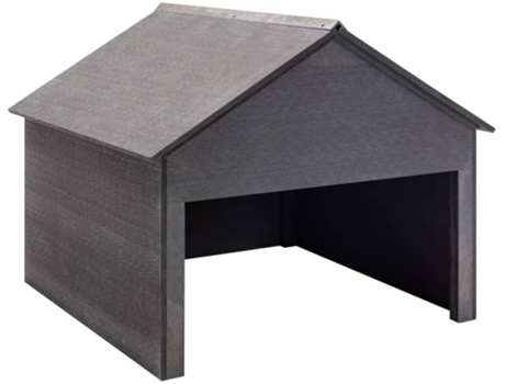 Caseta de Jardín VIDAXL para Cortacésped Wpc Gris 80x80x70 cm