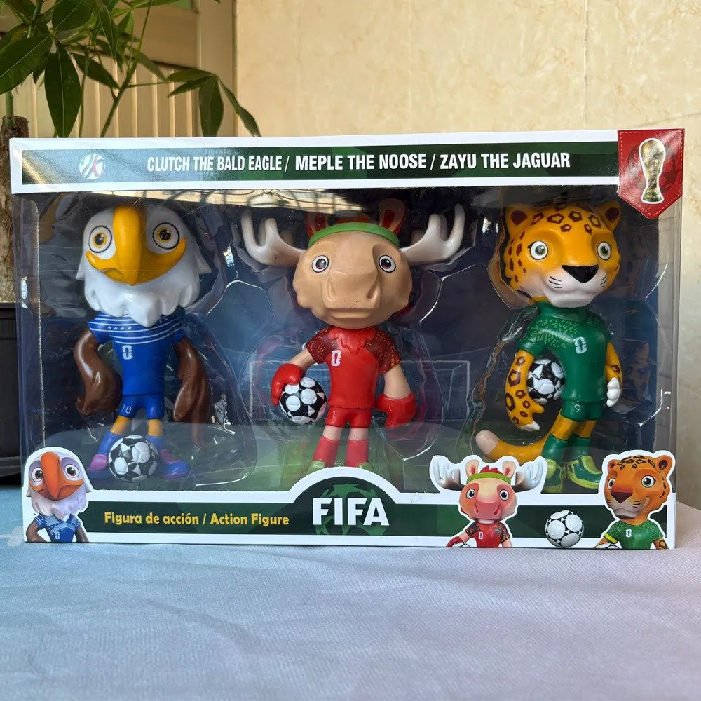 Figura decorativa del Mundial 2026 (3 piezas)