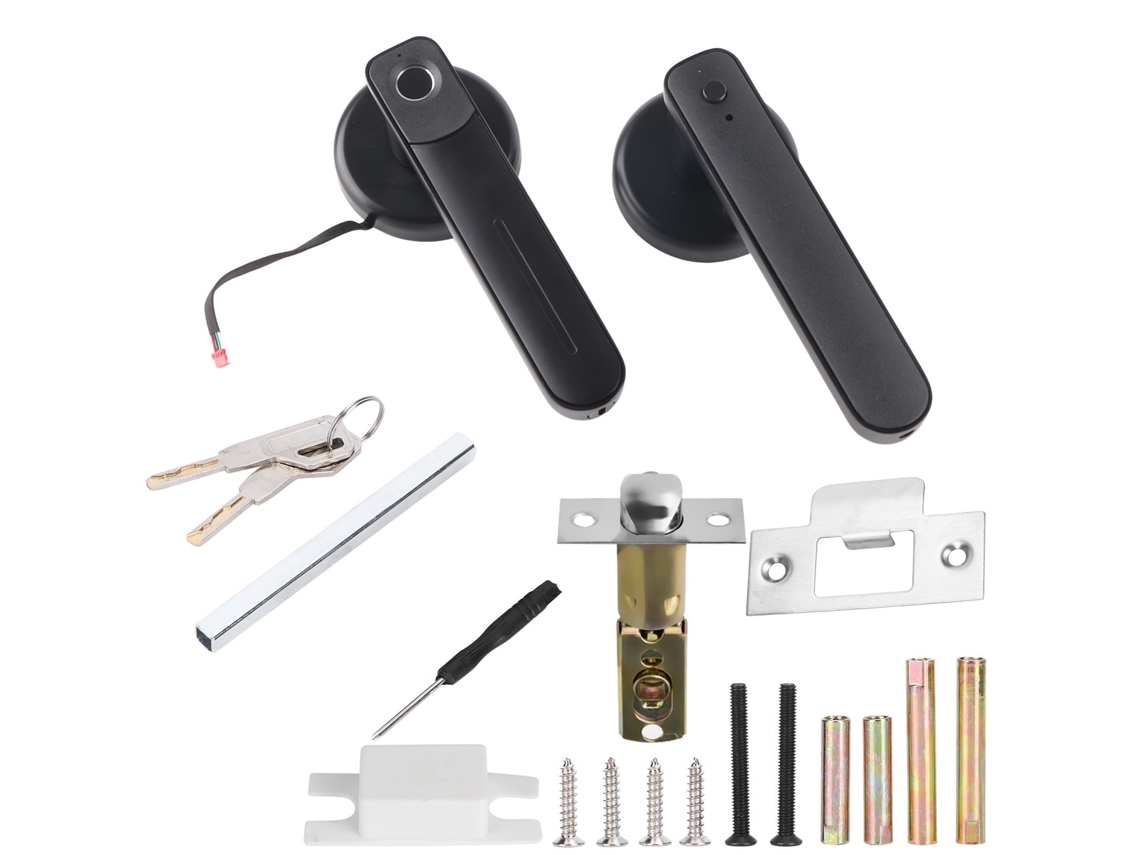 Cerradura Inteligente Con Lector De Huellas Dactilares Semiconductor, Cerradura Electrónica De Seguridad Para El Hogar.