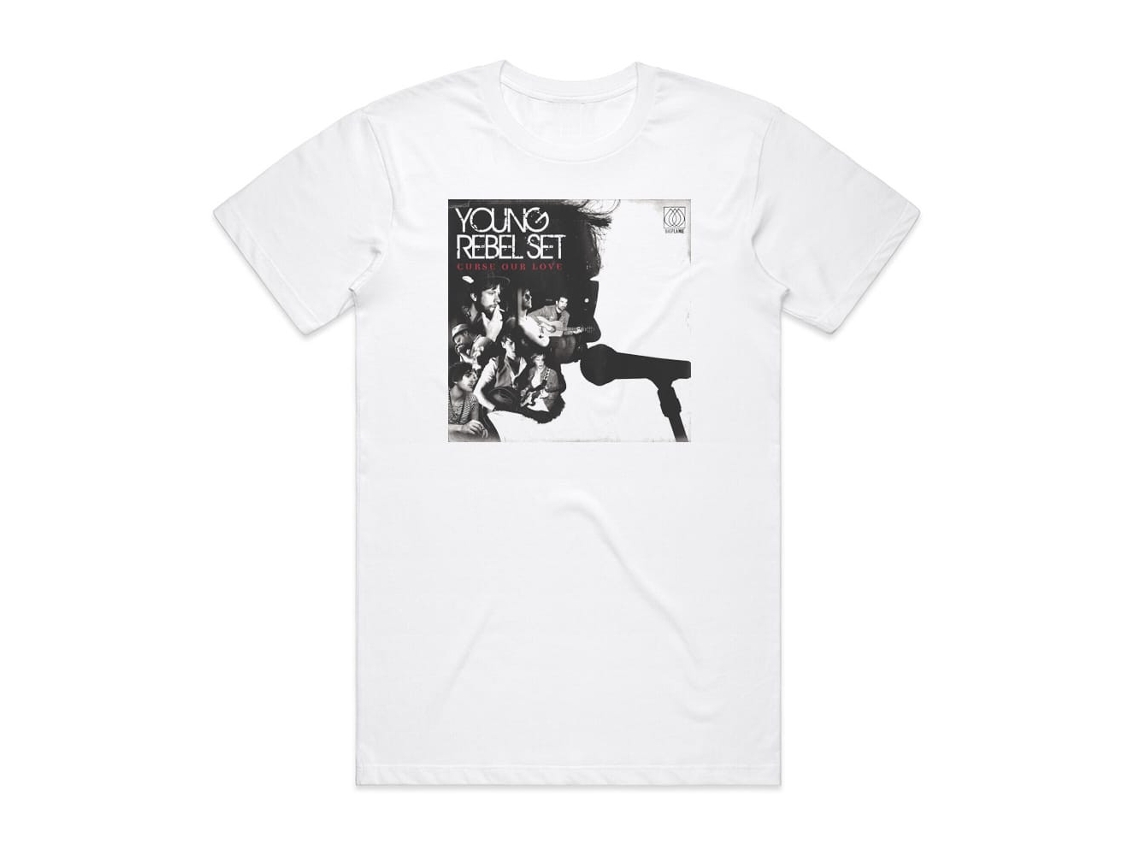 Young Rebel Set Curse Our Love Album Cover Camiseta White Rockinstone Size-m
