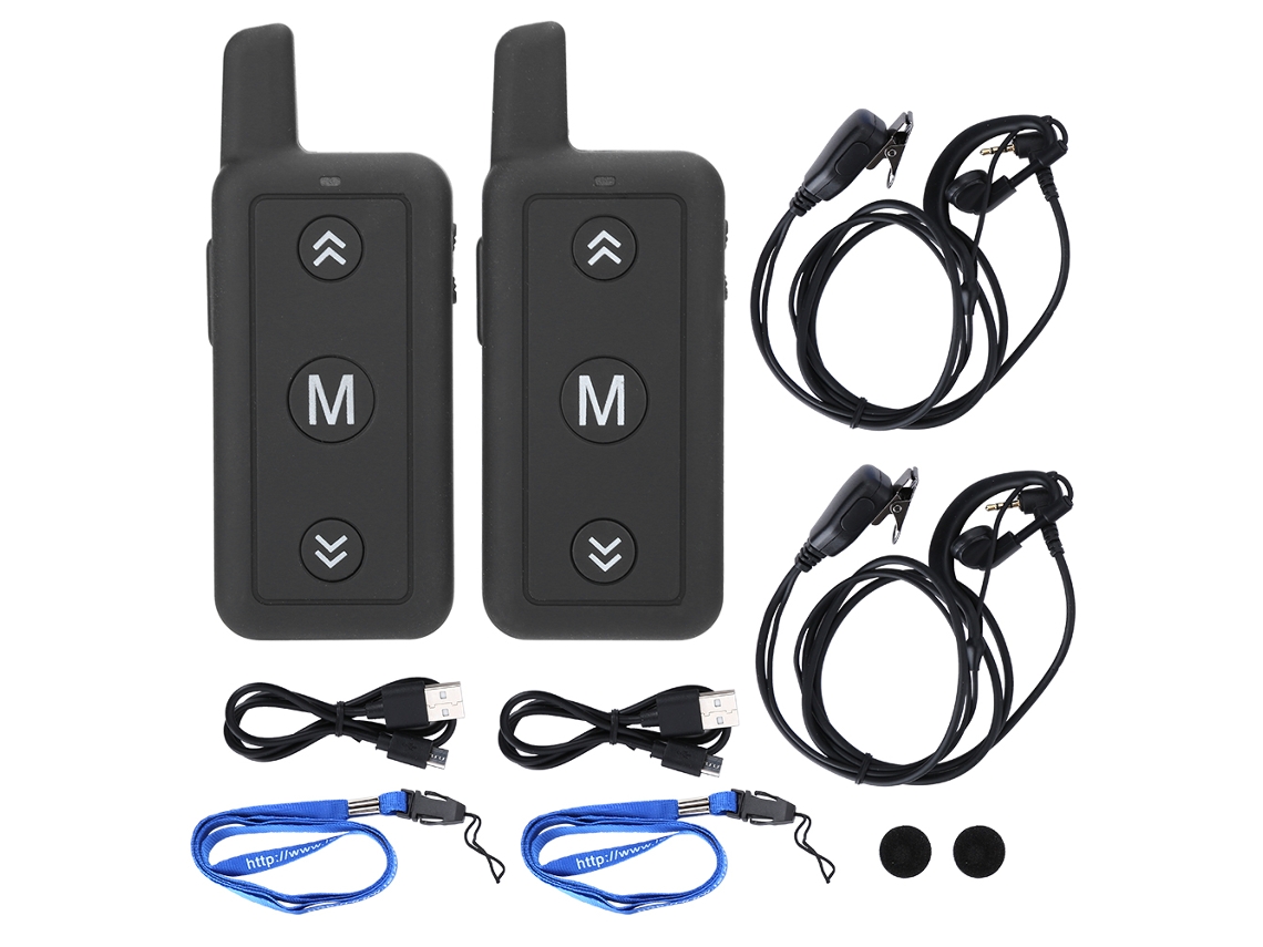 Radio Walkie Talkie de 400-480 MHz con auriculares
