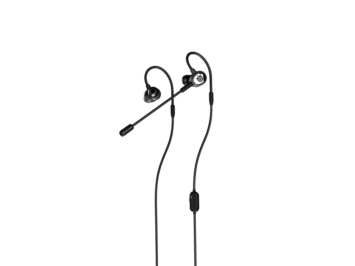 Auriculares para juegos con cable en la oreja Tusq Mobile de Steelseries, color negro