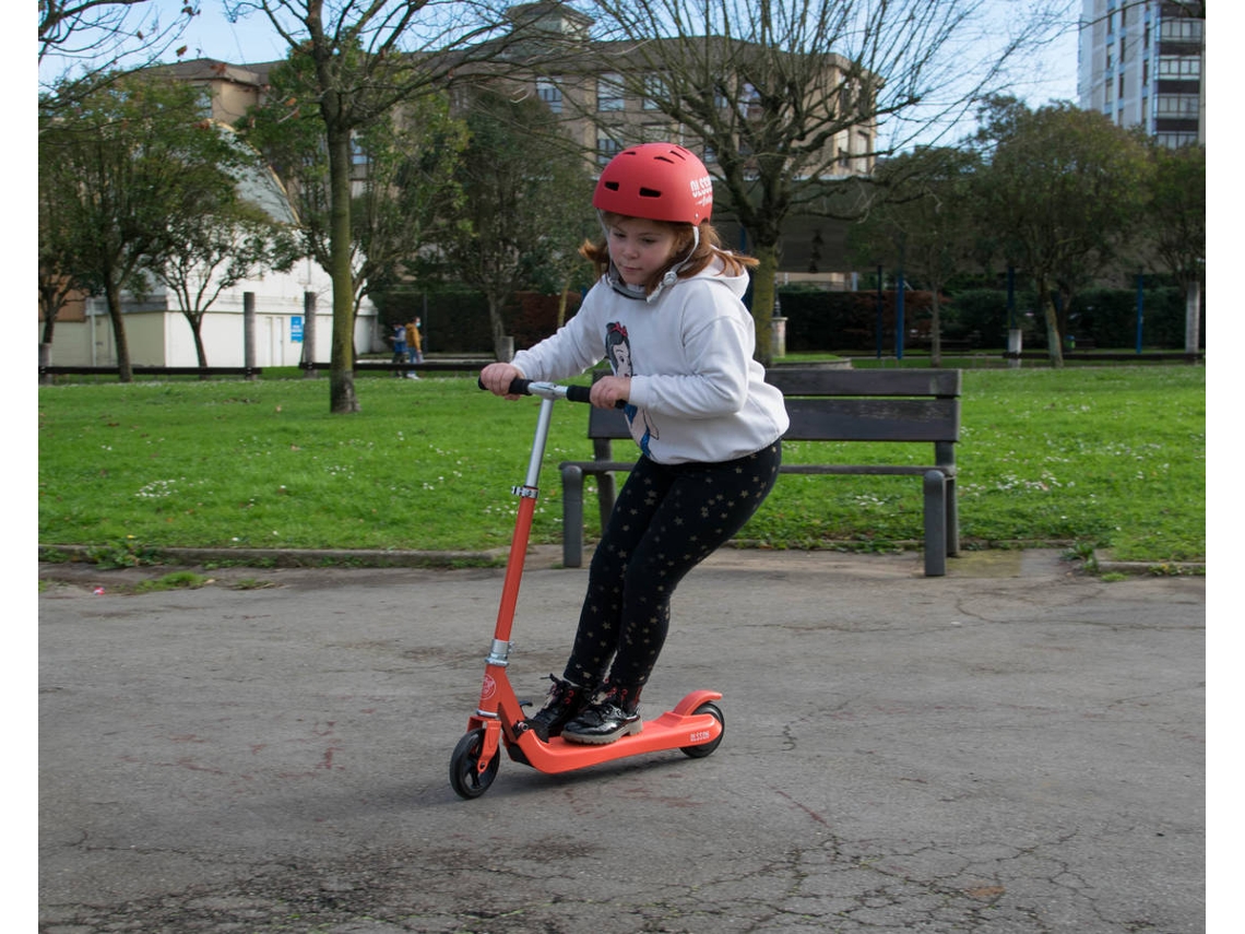 Olsson Fun Patinete infantil rojo reacondicionado premium autonomía 5 km velocidad 6 kmh 5”