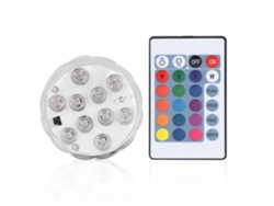 Luz LED sumergible con control remoto y efecto de cambio de color para acuario