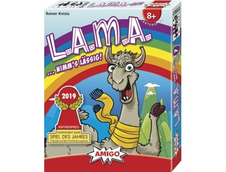 Juego De Cartas AMIGO LAMA (8 anos)