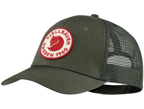 Sombrero para Hombre FJÄLLRÄVEN 1960 Logo Långtradarkeps Verde para Montaña (L - XL)