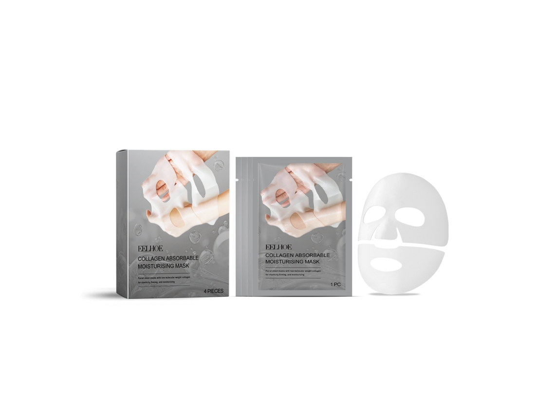 Mascarilla facial hidratante y reafirmante con colágeno.
