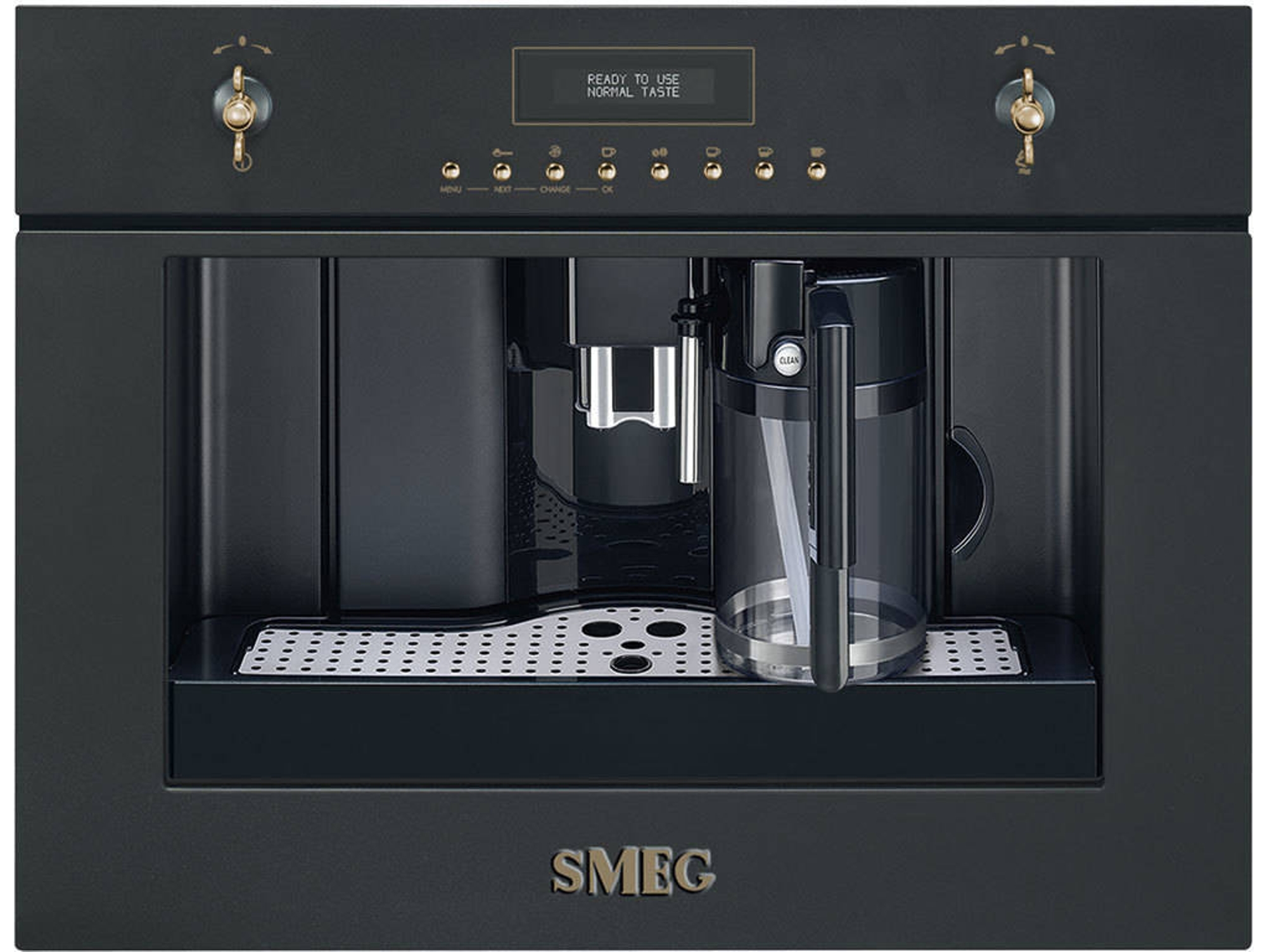 Cafetera Integrable SMEG Colonial CMS8451A (1.8 L - Negro)