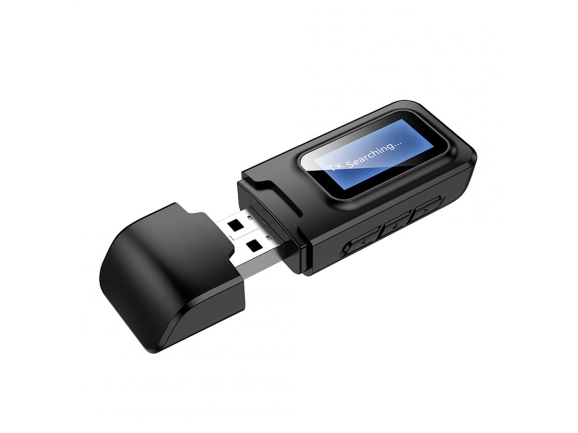 Receptor USB Bluetooth Audio Música Adaptador Estéreo Dongle Para TV PC  Altavoz Auriculares