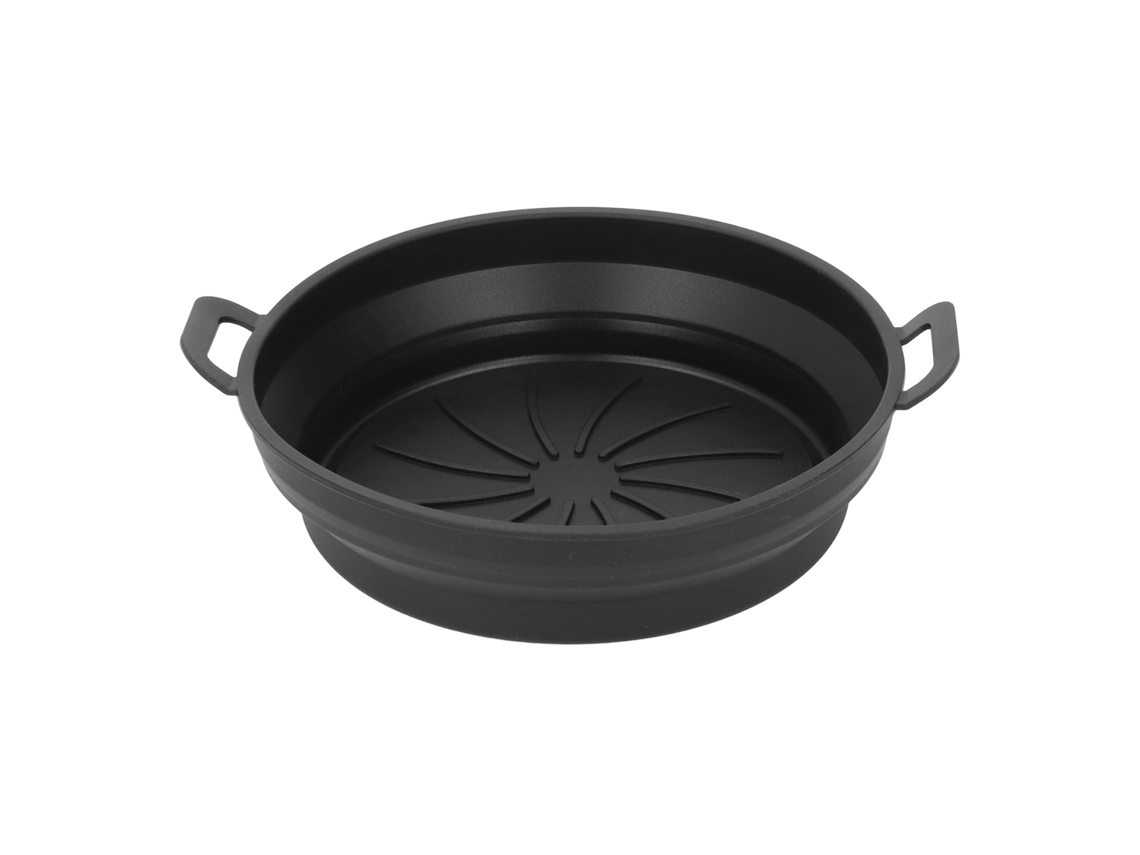 Revestimiento de silicona para freidora de aire plegable de 19 cm, resistente a altas temperaturas, con marca registrada.