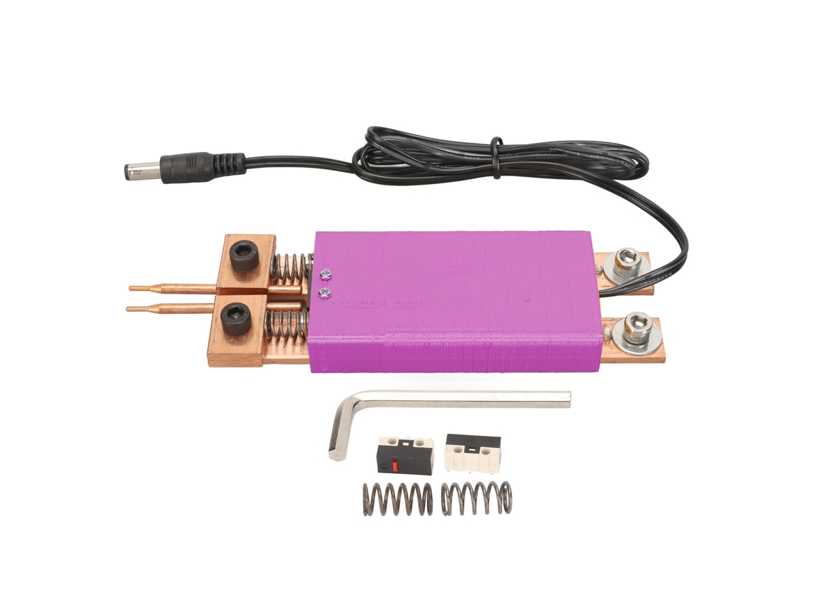 Ponteira De Solda Por Pontos Automática Para Bateria Profissional Integrada Dc4-12v Doméstica Industrial Roxa