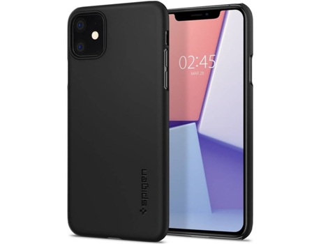 Funda iPhone 11 SPIGEN Thin Fit Negro