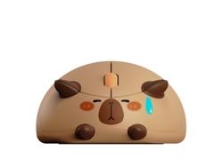 YIZHOOD Creativo Lindo Carpincho Ratón Ligero Portátil Inalámbrico 2.4G Óptico Escritorio Laptop PC Universal para Niña Regalo Marrón