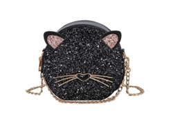 2026-bolsa Cruzada Pequeña Para Mujer, Bolso Redondo De Cuero Pu Con Orejas De Gato, Billetera Circular Fácil De Llevar