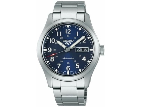 Reloj Hombre SEIKO SPORTS AUTOMATIC Negro Plateado