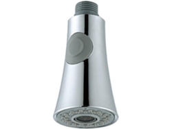 Cabezal rociador de grifo compacto para un reemplazo elegante y eficiente en la cocina, con acabado exterior de espejo galvanizado multicapa.