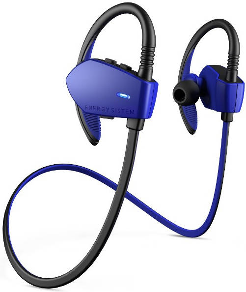 Auriculares Bluetooth ENERGY SISTEM Sport 1 BT Negro y Azul (In Ear - Negro)